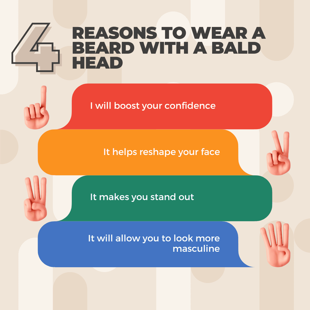 Reasons Men Want To Have Bald Looks With Beard