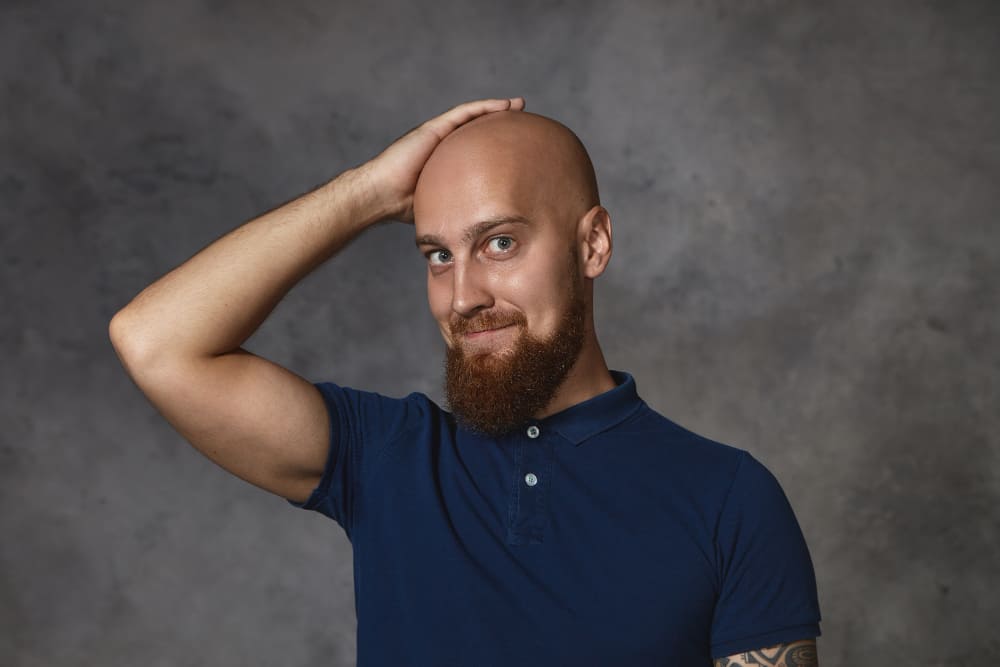 Bald With Beard