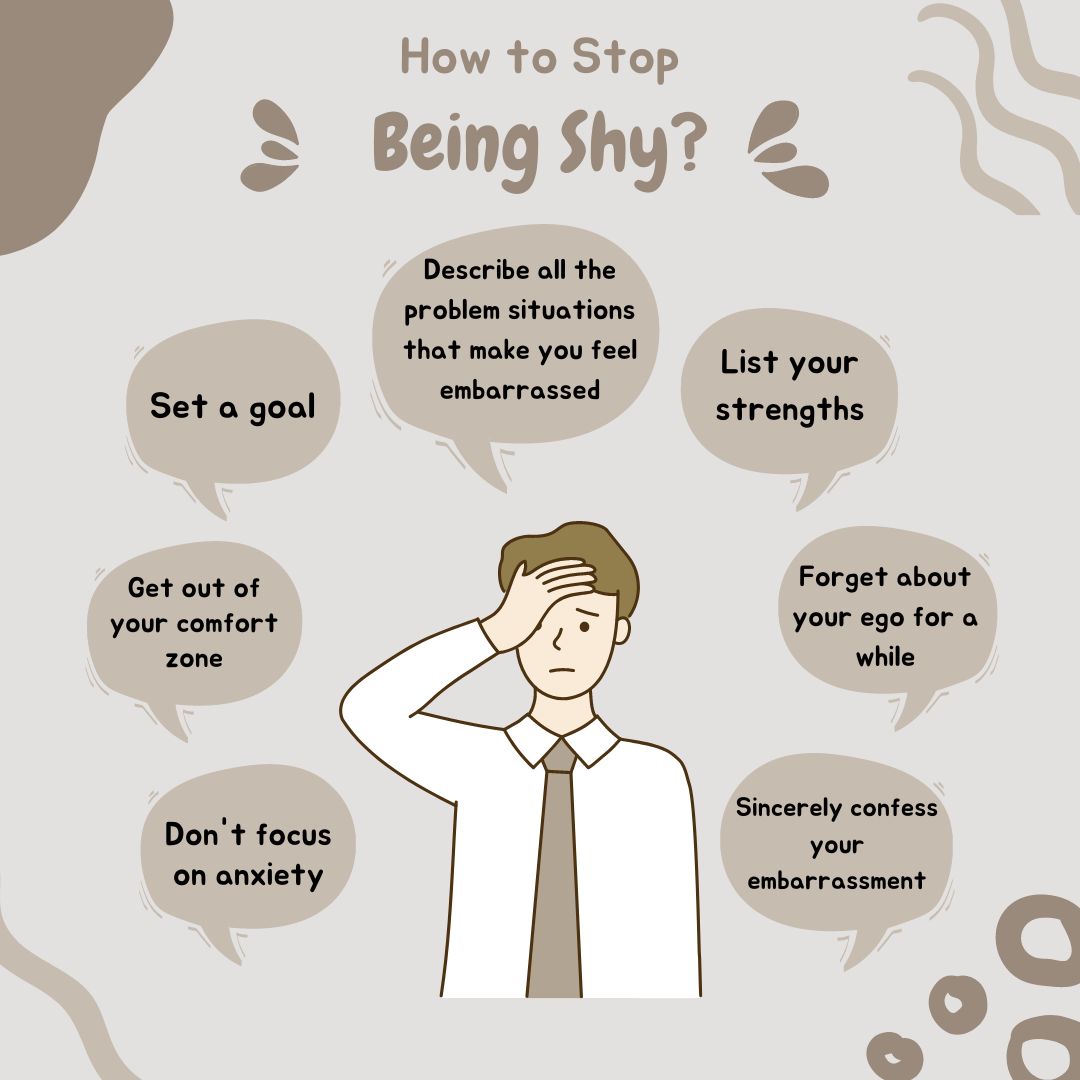 How to stop being shy around a girl?