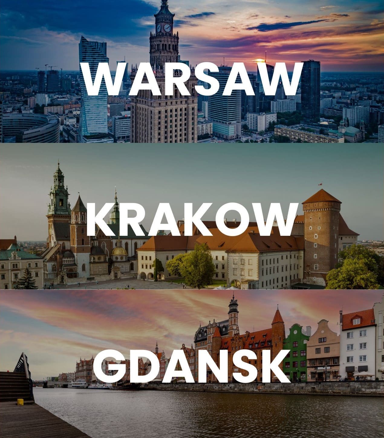 Polish cities where you can meet love